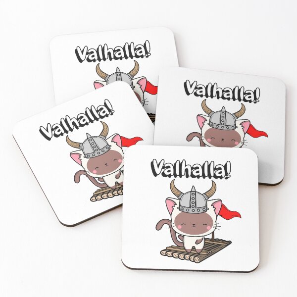 Item preview, Cute white cat is a viking designed and sold by Pet Station.