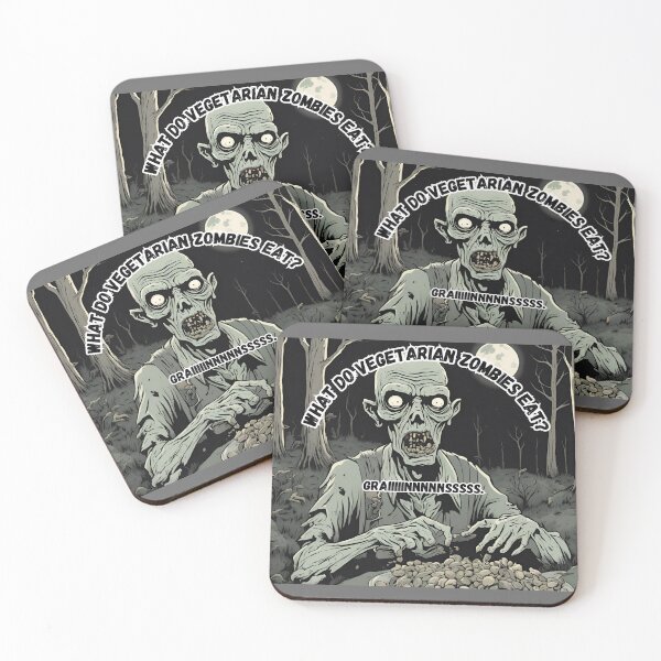 Item preview, What do Vegetarian Zombies Eat? 2 designed and sold by WheelieGdArt.