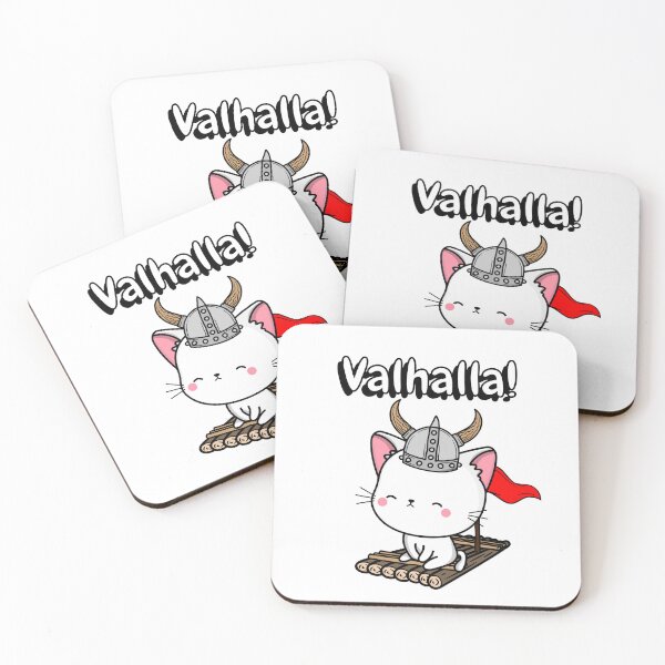 Item preview, Cute white cat is a viking designed and sold by Pet Station.