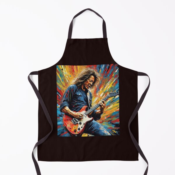 Item preview, "Eddie Van Halen Rocking the Frankenstrat" designed and sold by Artisticanvas.