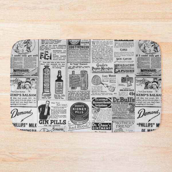 Item preview, Vintage and Antique Newspaper Drug Ads collage 1910s-1930s designed and sold by shnanogans.