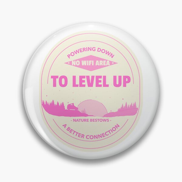 Item preview, Off Grid - Powering Down to Level Up - Pink designed and sold by OsmiumGalaxy.
