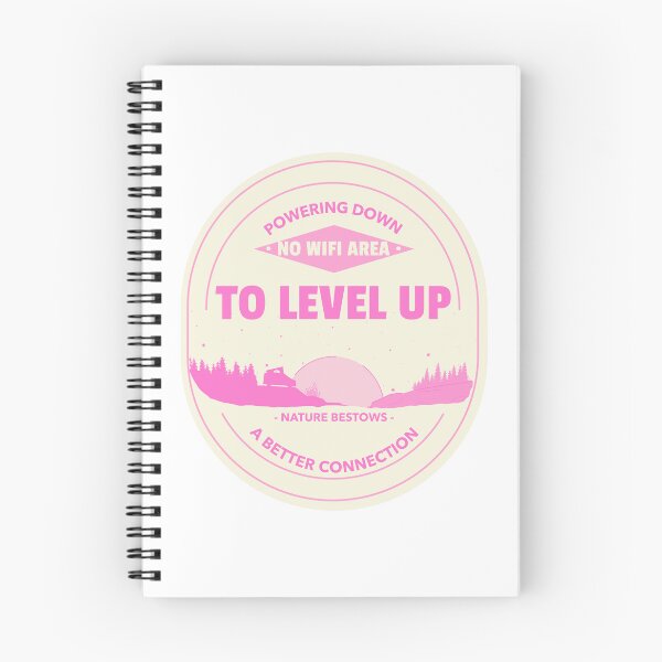 Item preview, Off Grid - Powering Down to Level Up - Pink designed and sold by OsmiumGalaxy.