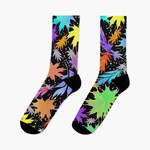 Item preview, Cute and Colorful Cartoon Fall Leaves designed and sold by BeJolley.