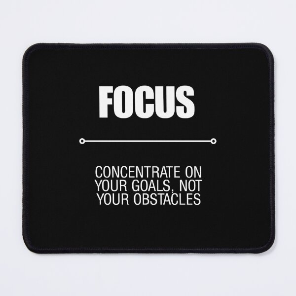 Item preview, focus metal print motivational designed and sold by minimalizy.