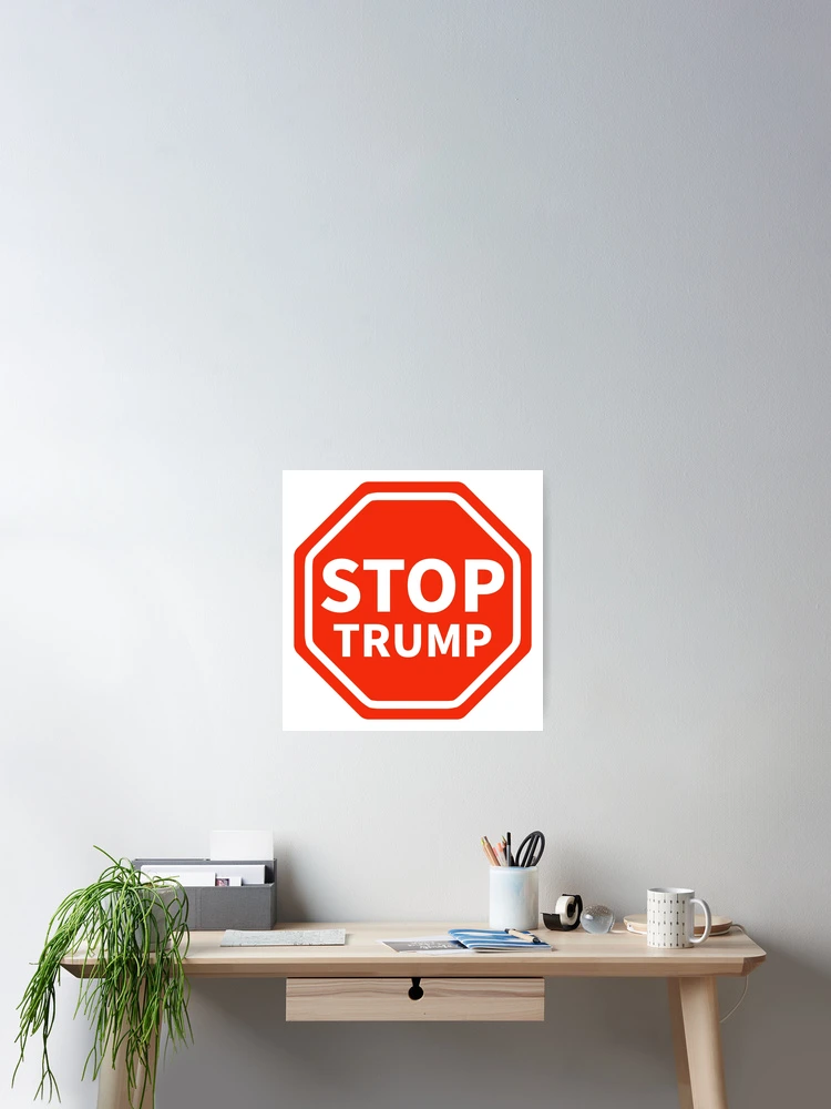 Thumbnail 2 of 3, Poster, Stop Trump designed and sold by Rachel the Artist .