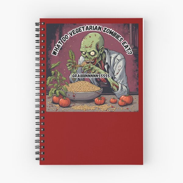 Item preview, What do Vegetarian Zombies Eat? 3 designed and sold by WheelieGdArt.