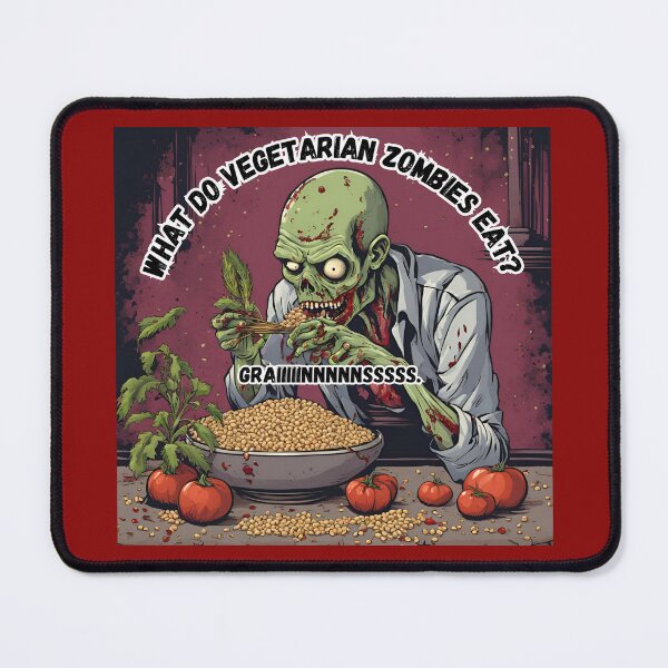 Item preview, What do Vegetarian Zombies Eat? 3 designed and sold by WheelieGdArt.