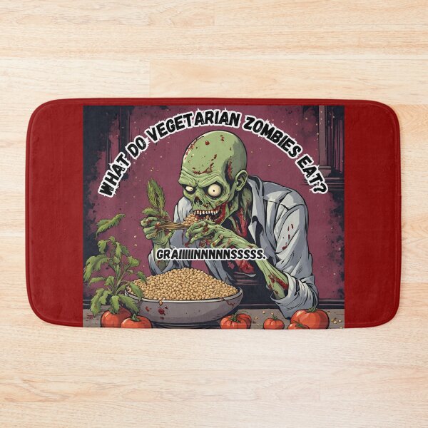 Item preview, What do Vegetarian Zombies Eat? 3 designed and sold by WheelieGdArt.