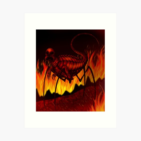 Item preview, Red NES Godzilla (Monstober 2024 Day 5 - Creepypasta) designed and sold by CorruptedCiphers.