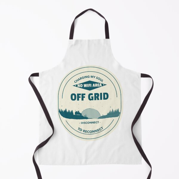 Item preview, Off Grid - Disconnect to Reconnect - Aqua designed and sold by OsmiumGalaxy.