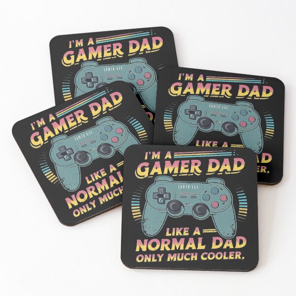 Item preview, Cool Gamer Dad - Retro Style Game Controller Design designed and sold by love3617.