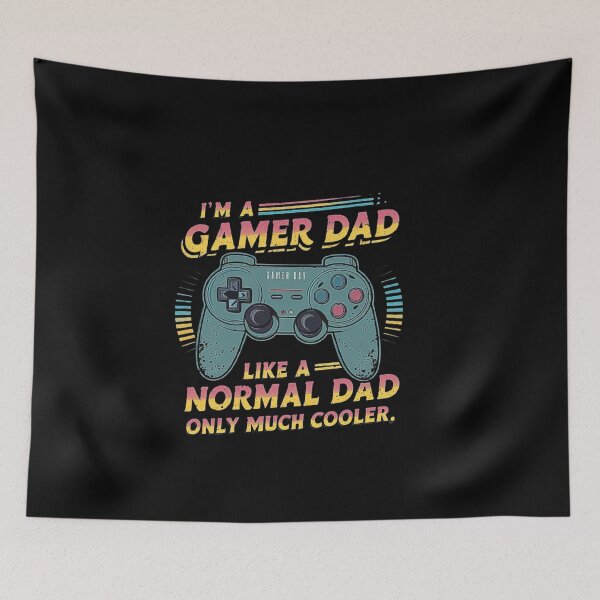 Item preview, Cool Gamer Dad - Retro Style Game Controller Design designed and sold by love3617.