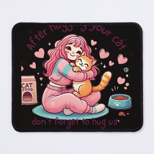 Item preview, After hugging your cat, don't forget to hug us designed and sold by rikimaru725.