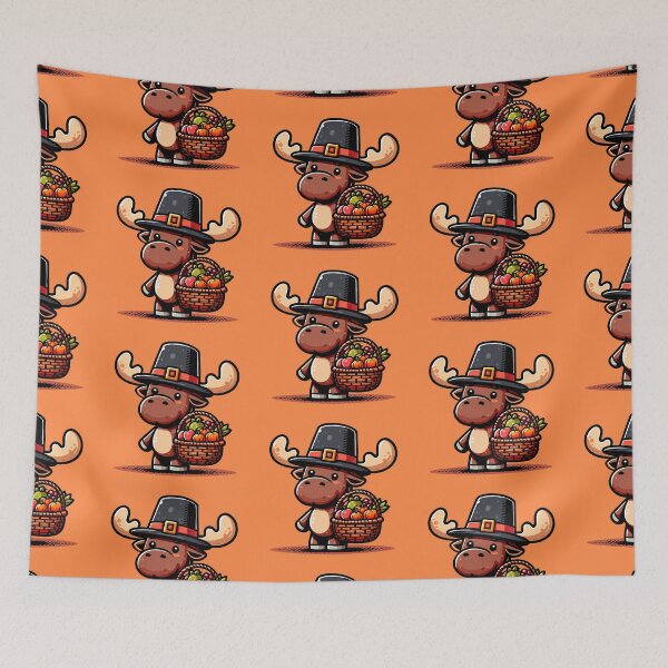 Item preview, Pilgrim Moose | Thanksgiving  designed and sold by Ghost on Toast.