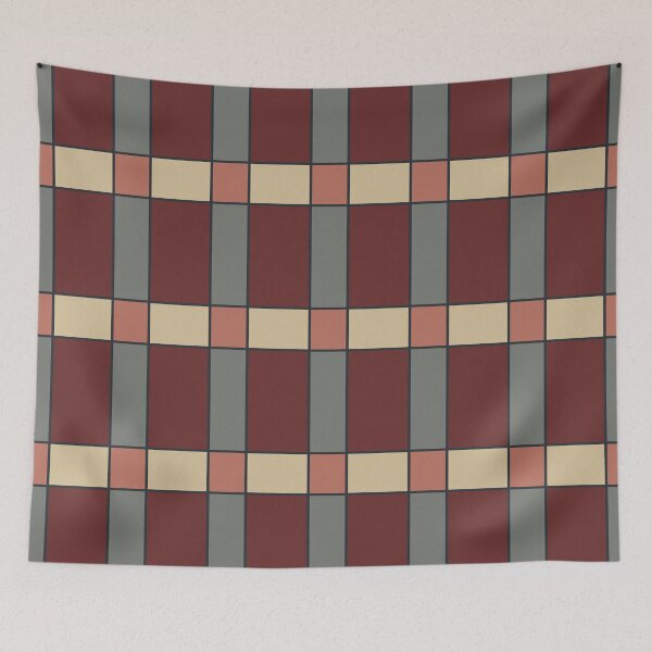 Item preview, Modern Art Geometric Pattern in Red Hues designed and sold by Nostalgia Busters.