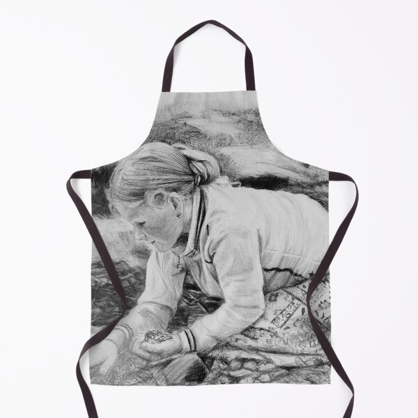 Item preview, Treasure Hunt charcoal drawing Adelaide Artist Avril Thomas designed and sold by AvrilThomasart.