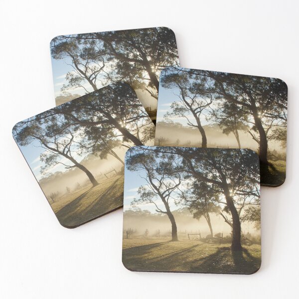 Item preview, Morning light with Mist at Magpie Springs Adelaide Artist Avril Thomas designed and sold by AvrilThomasart.