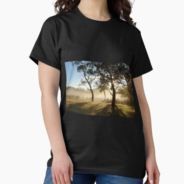 Item preview, Morning light with Mist at Magpie Springs Adelaide Artist Avril Thomas designed and sold by AvrilThomasart.