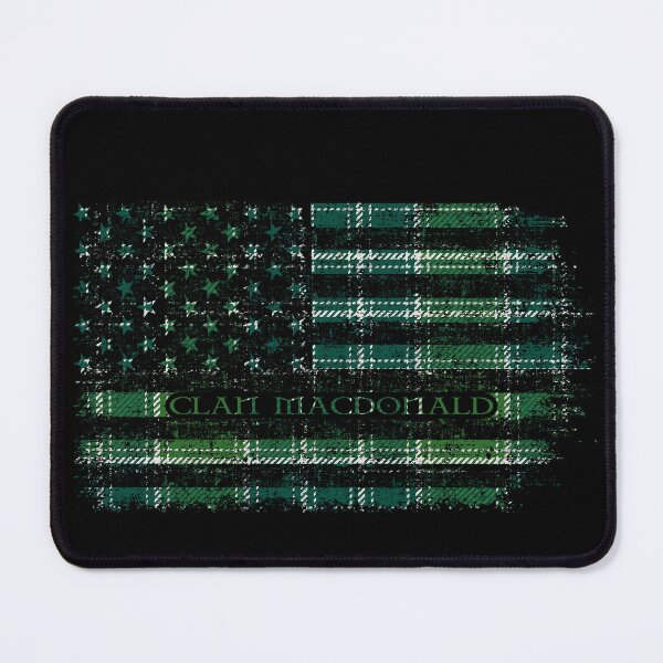 Item preview, Clan MacDonald Lord of the Isles Scottish tartan US flag kilt Scotland designed and sold by Clan1093.