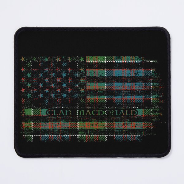 Item preview, Clan MacDonald of Clanranald Scottish tartan US flag kilt Scotland designed and sold by Clan1093.