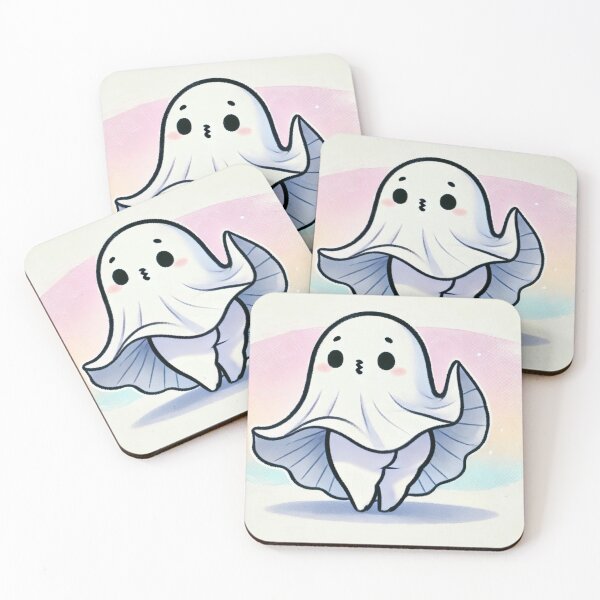 Item preview, Thicc Ghost on a Blustery Day - Cheeky Ghost designed and sold by MoonlitMystic.