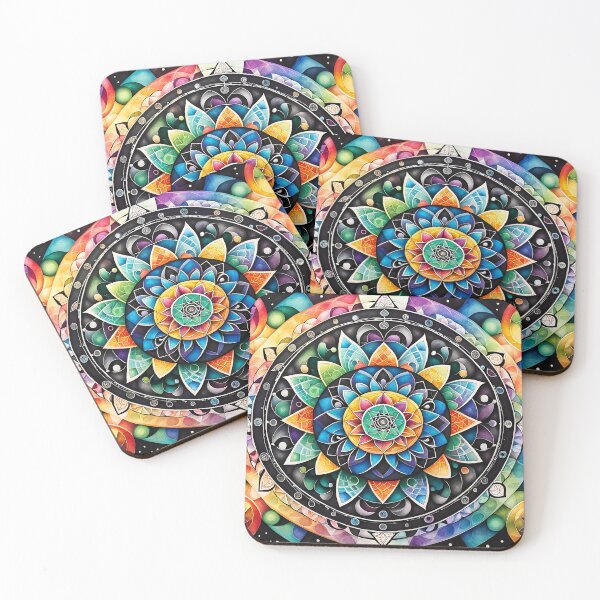 Item preview, Colorful abstract mandala designed and sold by REALDesign-Shop.