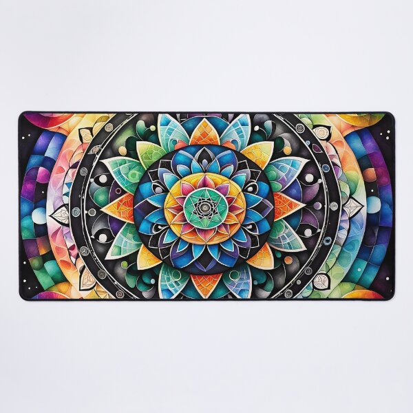 Item preview, Colorful abstract mandala designed and sold by REALDesign-Shop.