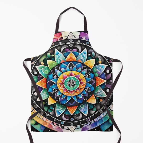 Artikelvorschau, Farbenfrohes abstraktes Mandala entworfen und verkauft von REALDesign-Shop.