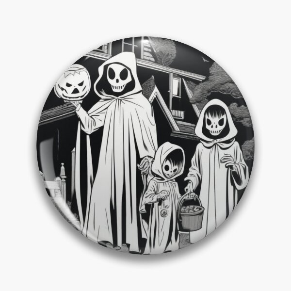 Item preview, Vintage Halloween Ghost Family Trick or Treat  designed and sold by Black Mass.