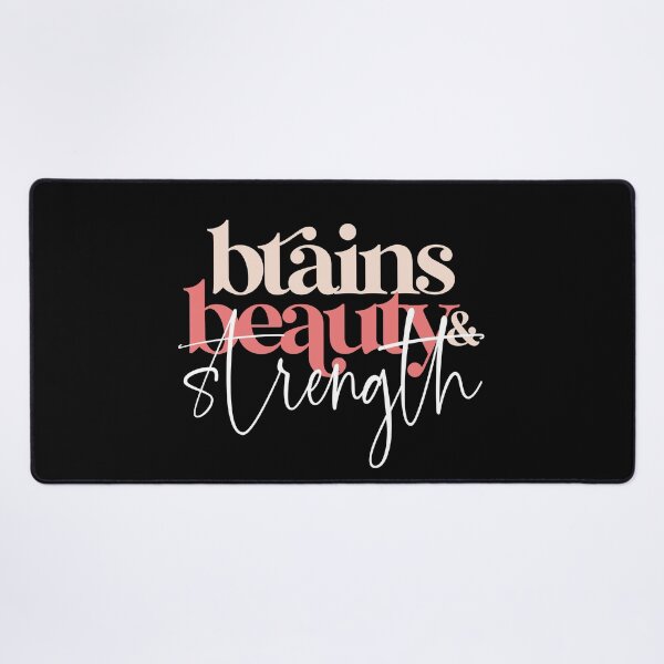 Item preview, BRAINS, BEAUTY & STRENGTH designed and sold by alegnacreates.