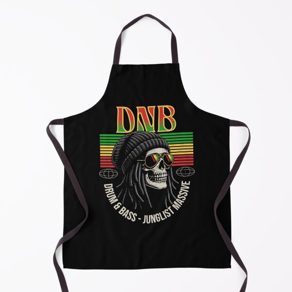 Item preview, DNB - Rasta Skull (white) designed and sold by Discothreadz.