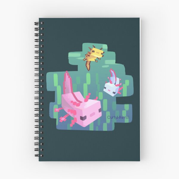 Item preview, Square Axolotls designed and sold by CurlyWhimsi.