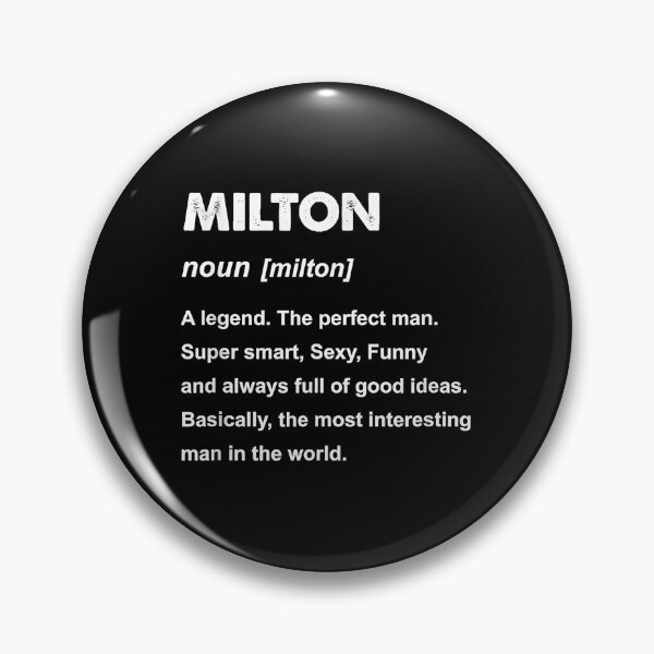 Item preview, John Milton designed and sold by Goobardi.