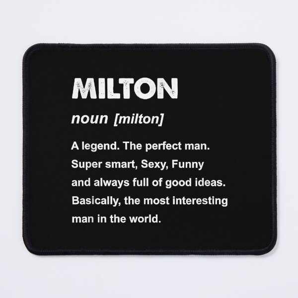 Item preview, John Milton designed and sold by Goobardi.