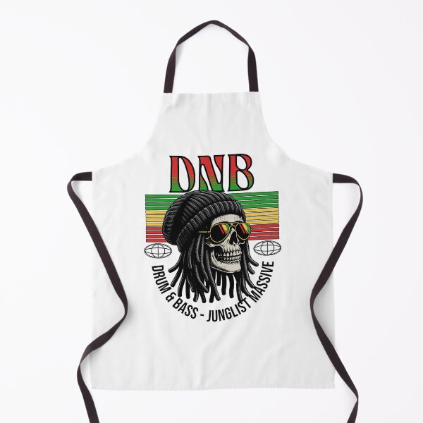 Item preview, DNB - Rasta Skull (Black) designed and sold by Discothreadz.