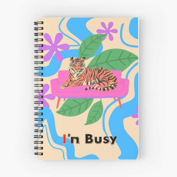 Item preview, Maximalist Tiger I'm Busy designed and sold by RebeccaReiss.