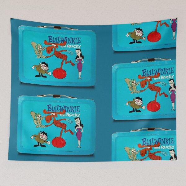Item preview, Bullwinkle and Rocky Lunch Box designed and sold by Offset Vinyl Film.