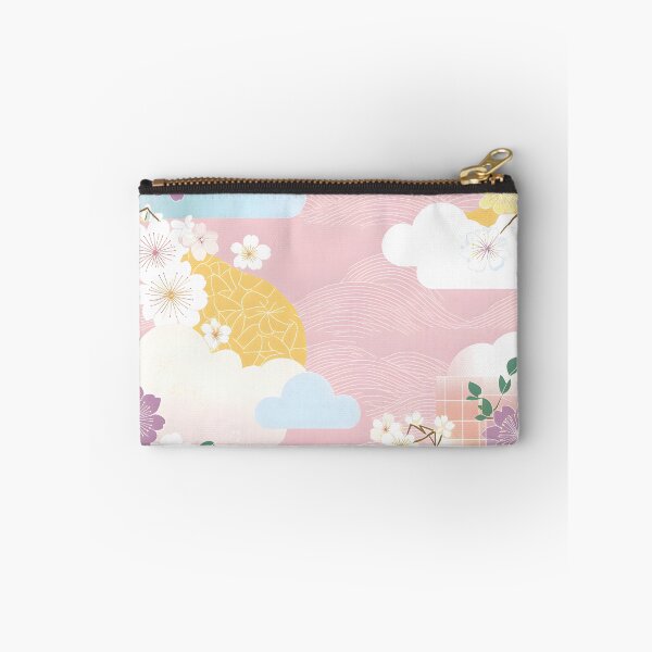Item preview, Clouds and sakura flowers - Japanese floral art designed and sold by Fab-Haven.