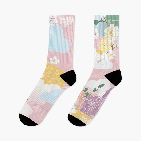 Artikelvorschau, Wolken und Sakura-Blumen – japanische Blumenkunst entworfen und verkauft von Fab-Haven.