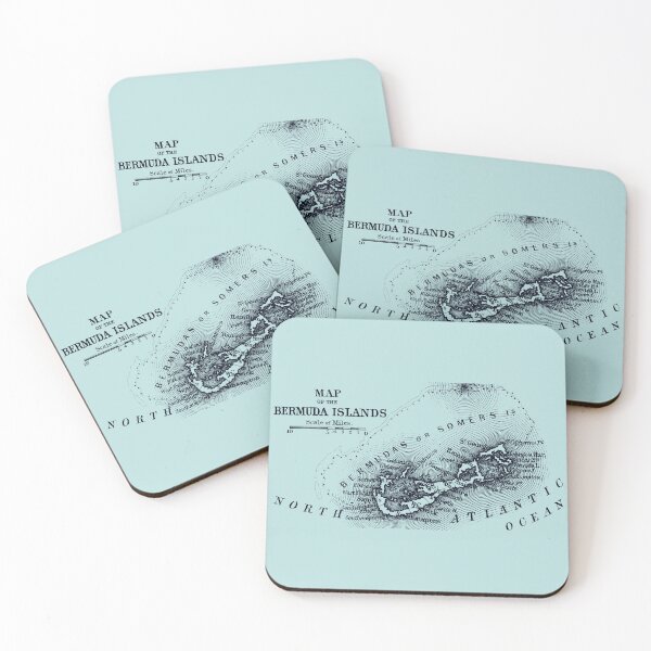 Item preview, Bermuda Map designed and sold by historicimage.