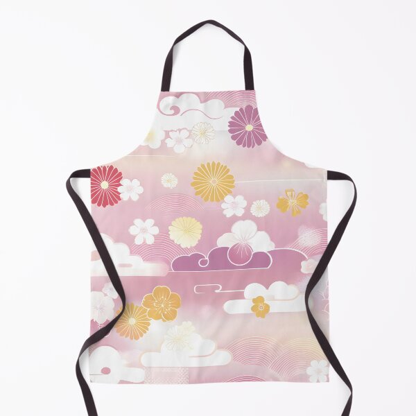 Item preview, Clouds and cherry blossoms - Soft and poetic pattern designed and sold by Fab-Haven.