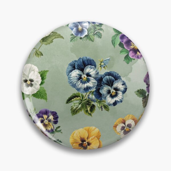 Item preview, Vintage Pansy Flowers designed and sold by Lecturarte.