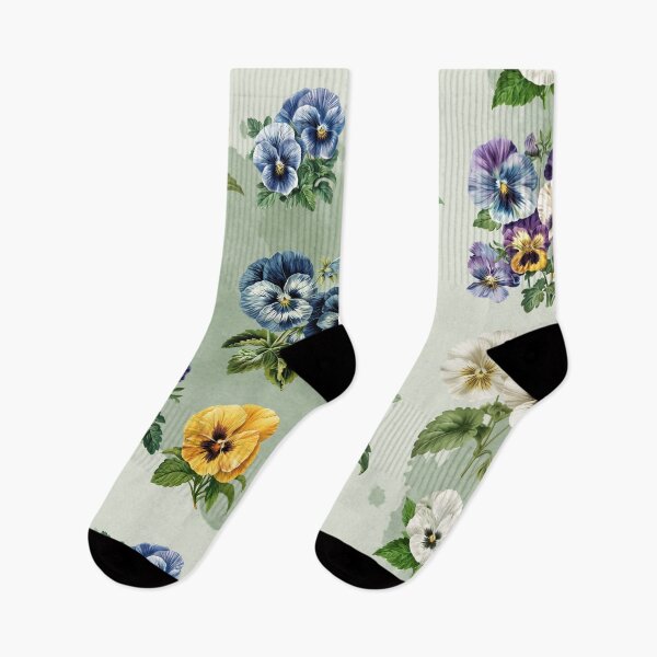 Item preview, Vintage Pansy Flowers designed and sold by Lecturarte.
