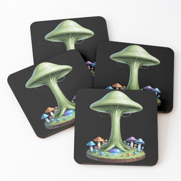 Item preview, Trippy Witchy crystal Magic Mushrooms Alter designed and sold by Arcane  Adorable.