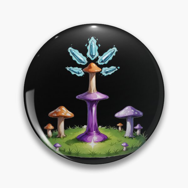 Item preview, Trippy Witchy crystal Magic Mushrooms Alter designed and sold by Arcane  Adorable.