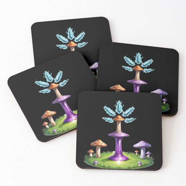 Item preview, Trippy Witchy crystal Magic Mushrooms Alter designed and sold by Arcane  Adorable.