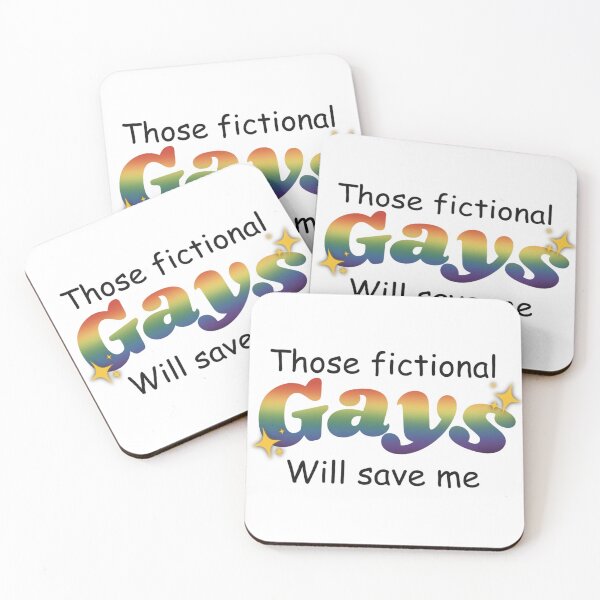Item preview, Those fictional gays will save me designed and sold by protagonistivy.