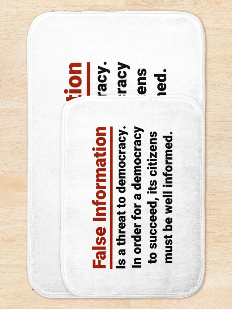 Thumbnail 5 of 6, Bath Mat, False information designed and sold by Rachel the Artist .