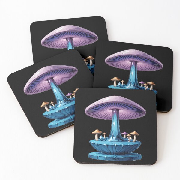 Item preview, Trippy Witchy crystal Magic Mushrooms Alter designed and sold by Arcane  Adorable.